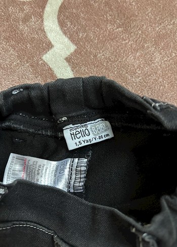 Erkek Çocuk Bol Kesim Kemerli Kot Pantolon - Görsel 2