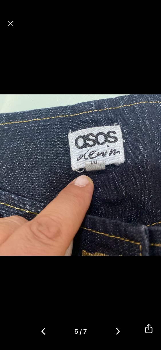 Lacivert ispanyol Kadın Jean - Görsel 3