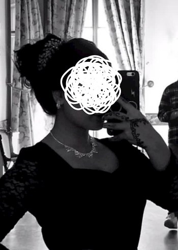 Uzun Siyah Dantel Kollu Gotik Elbise - Görsel 8