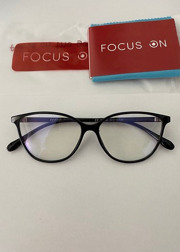 Beden siyah Renk Focus On Eyewear Siyah Mavi Işık Filtreli ekran Gözlük