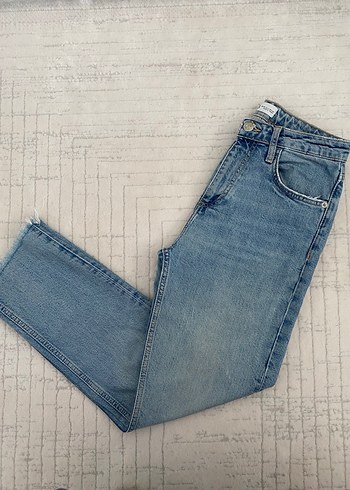 Zara mavi straight jean