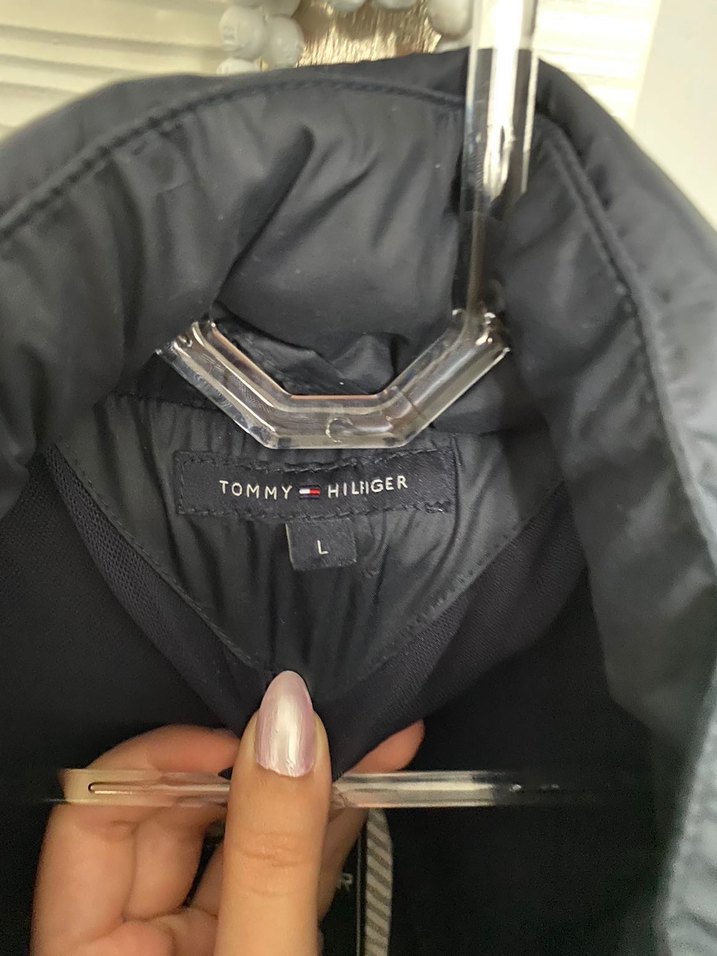 Tommy lacivert yağmurluk - Görsel 5