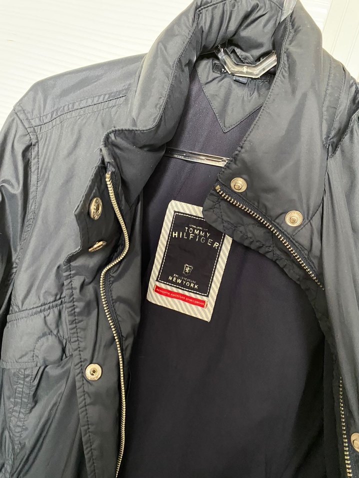 Tommy lacivert yağmurluk - Görsel 4