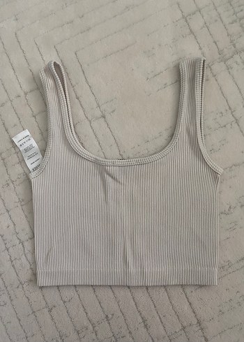 Addax Addax Beyaz Pamuklu Crop Top Atlet