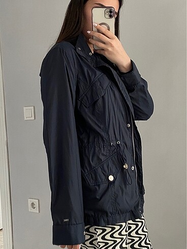 Tommy Hilfiger Tommy hilfiger lacivert yağmurluk