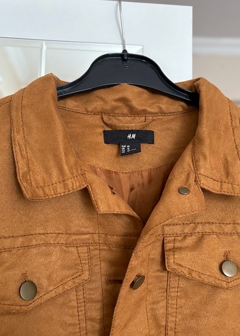 l Beden kahverengi Renk H&M Süet Kadın Ceket