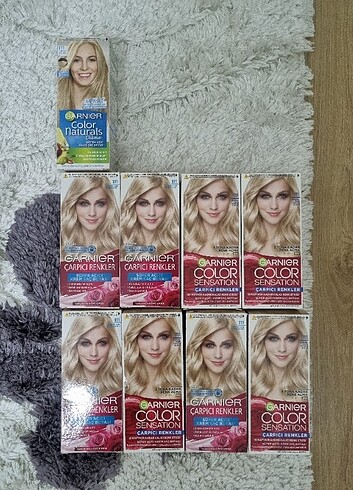 111 numara Saç boyasi 9 adet satış tane 35 tl toplam 315 tl