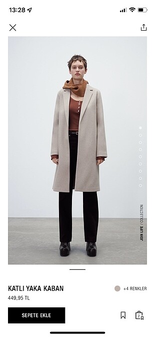 Zara Kaşe Kaban