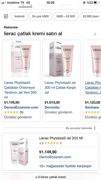 Çatlak kremi lierac