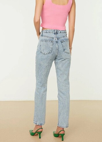 Trendyol & Milla Açık Mavi Yüksek Bel Bootcut Jeans