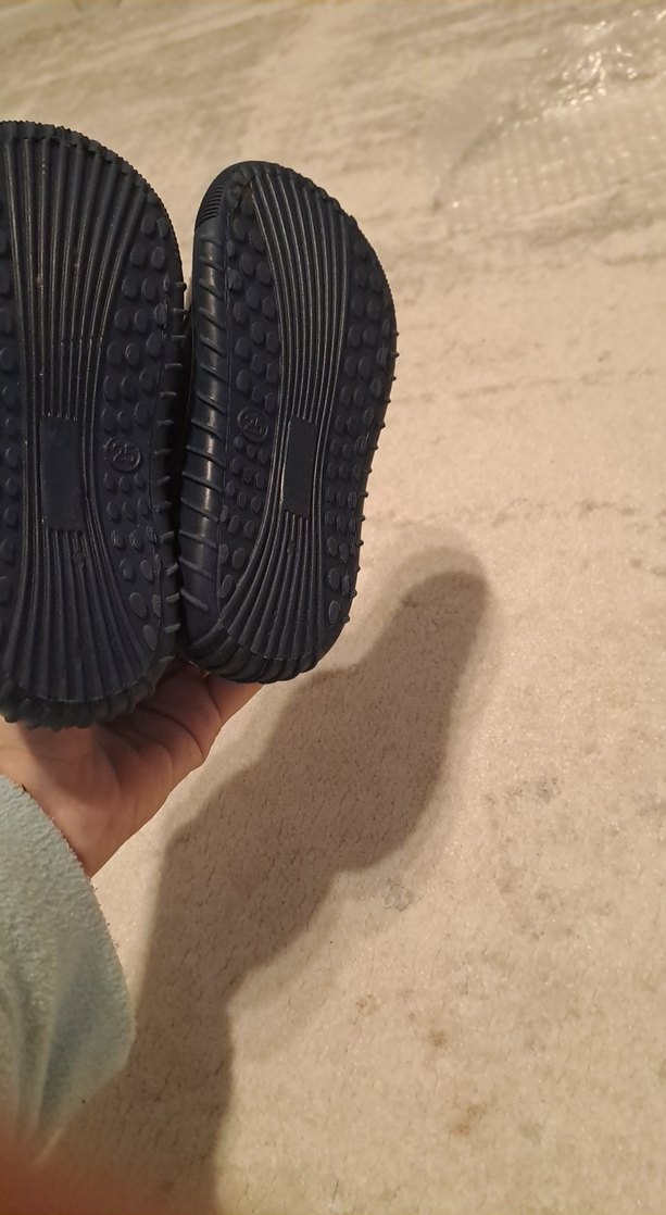 Kız Çocuk Mavi Baskılı Sıcak Terlik - Görsel 2