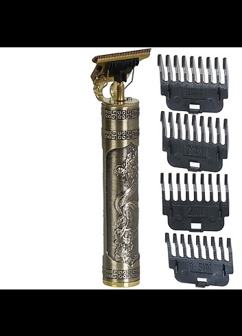 İskelet metal gövde profesyonel saç sakal traş makinesi sıfır ür
