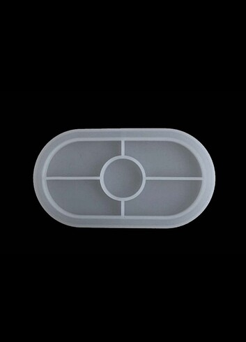  Beden Epoksi silikon oval tabak kalıbı 