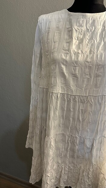 Beyaz tunik gömlek - Görsel 2