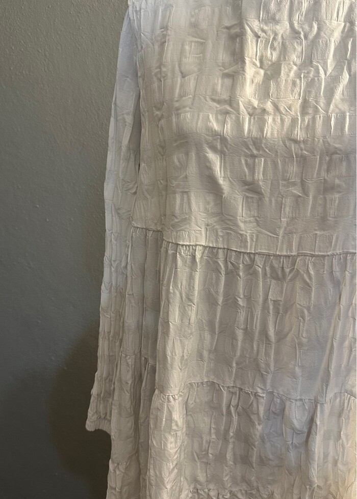 Beyaz tunik gömlek - Görsel 2