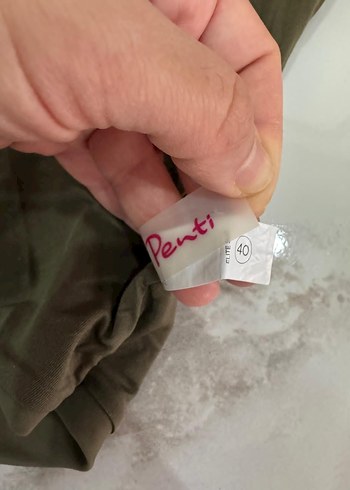 Kadın Haki İnce Askılı Midi Mayo - Görsel 5