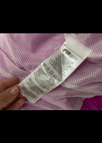 Pembe Fermuarlı yağmurluk - Görsel 4