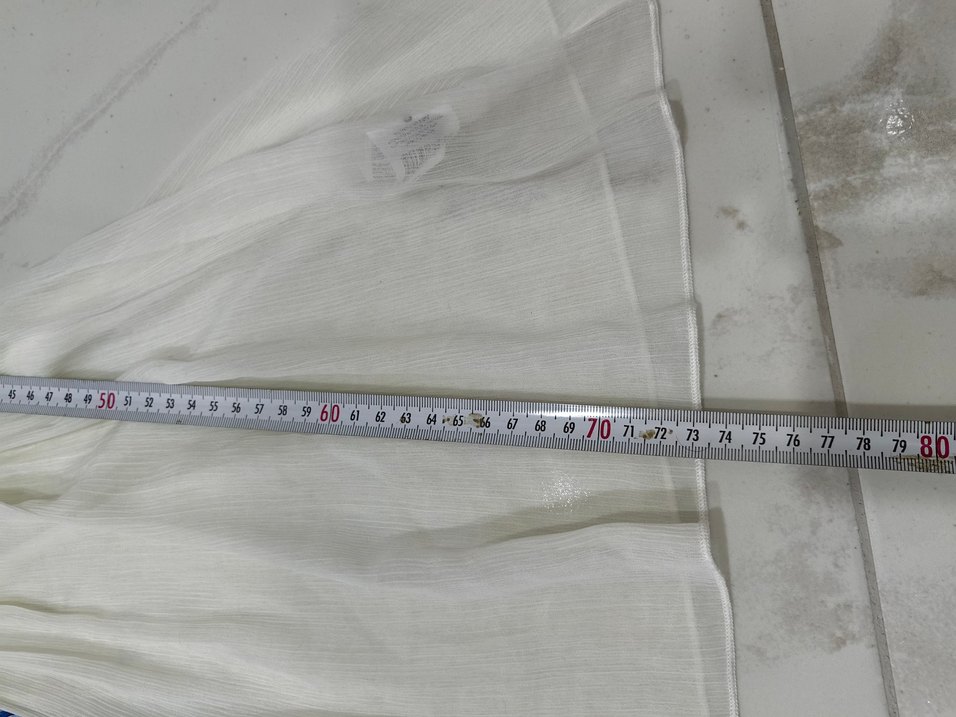 Bohem Kısa Beyaz Drapeli Plaj Elbisesi - Görsel 5