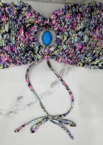 38 Beden çeşitli Renk Renkli Tie-Dye Bohem bikini üstü