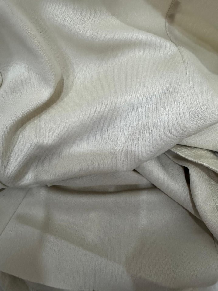 Bej Keten Düğmeli Mini elbise - Görsel 3