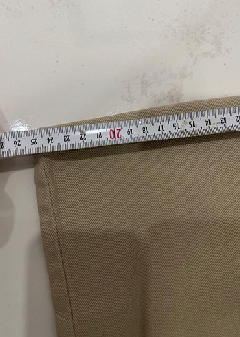 Bej Regular Fit Keten Kadın Pantolon - Görsel 7