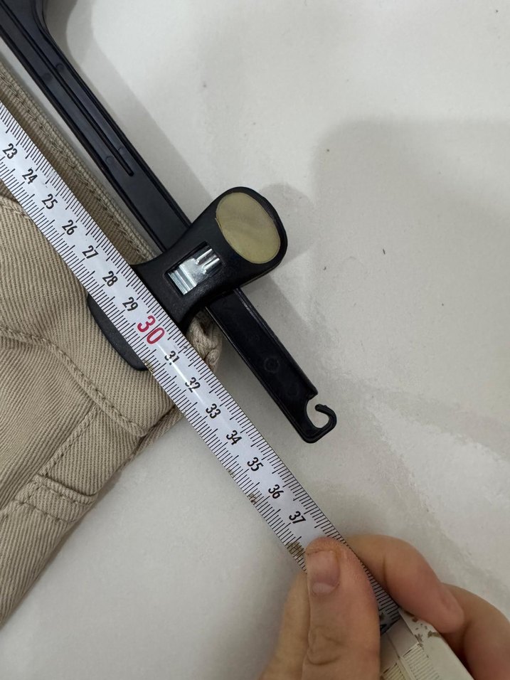 Bej Regular Fit Keten Kadın Pantolon - Görsel 4