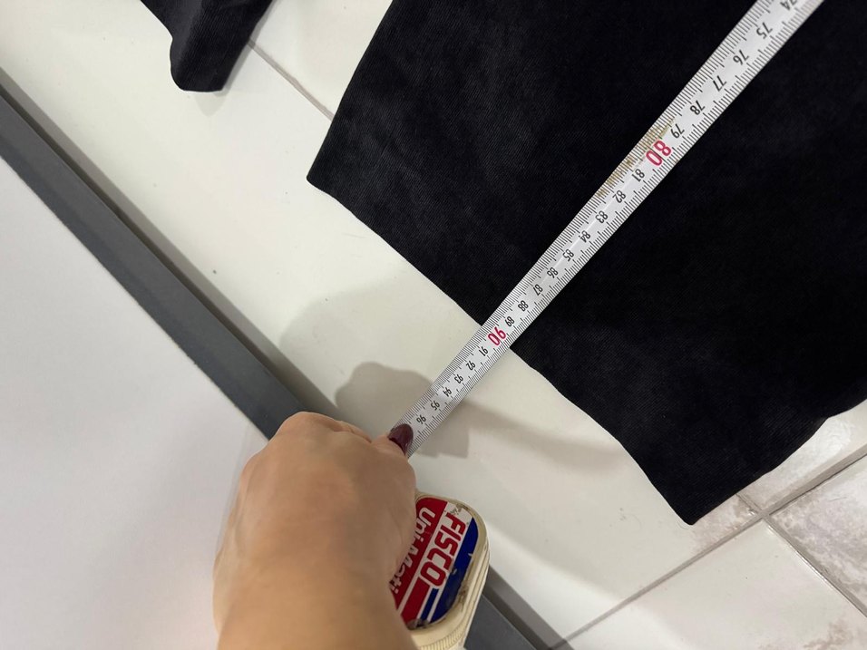 Siyah Süet Kemerli Kadın Pantolon - Görsel 5