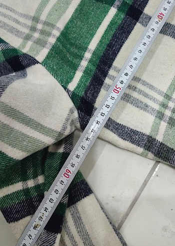 Erkek Yeşil Düğmeli Pamuklu Gömlek - Görsel 5