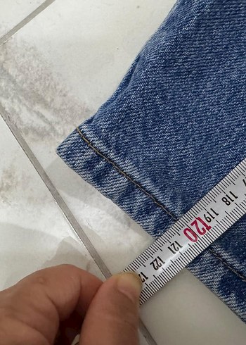 s Beden lacivert Renk Navy Kadın Denim Uzun Tulum