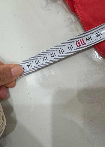 Kırmızı Uzun Kollu Fırfırlı Salaş Elbise - Görsel 13