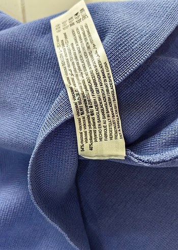 s Beden mavi Renk Mavi Kolsuz Atlet Crop Top