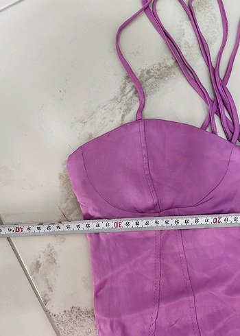 Zara Mor İnce Askılı Kadın bluz