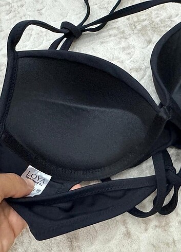 40 Beden siyah Renk Bikini üstü