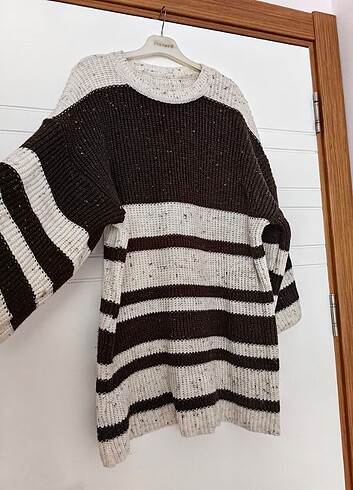 universal Beden haki Renk Triko elbise #tunik