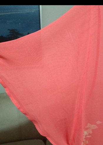 Pembe Uzun Bağlamalı Bohem pareo - Görsel 8