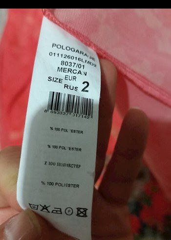 Pembe Uzun Bağlamalı Bohem pareo - Görsel 5