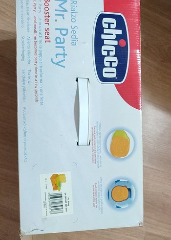 Chicco Mr.Party Mavi Booster Koltuk - Görsel 2