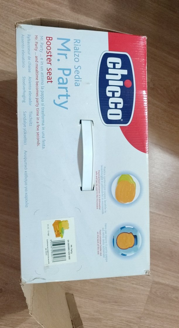 Chicco Mr.Party Mavi Booster Koltuk - Görsel 2