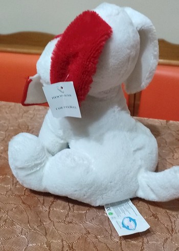 Beyaz Peluş Köpek Oyuncak - Görsel 3