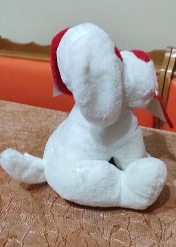 Beyaz Peluş Köpek Oyuncak - Görsel 4