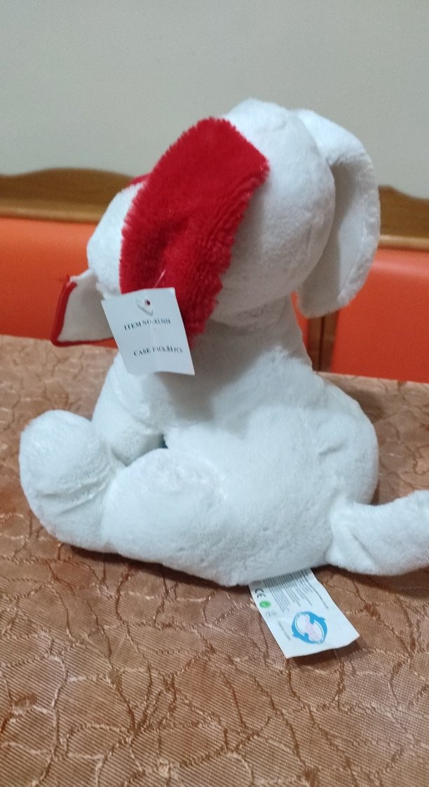 Beyaz Peluş Köpek Oyuncak - Görsel 3