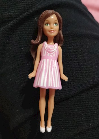 Polly Pocket Pembe Pastel Elbiseli Bebek - Görsel 2