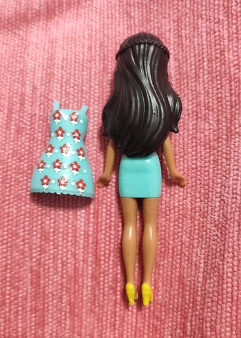 Polly Pocket Turkuaz Elbiseli Pastel Bebek - Görsel 5
