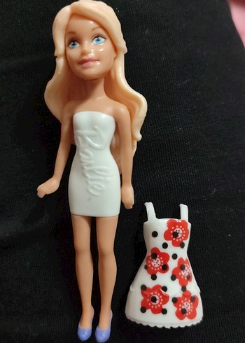 Polly Pocket Çiçekli Beyaz Elbiseli Bebek - Görsel 3