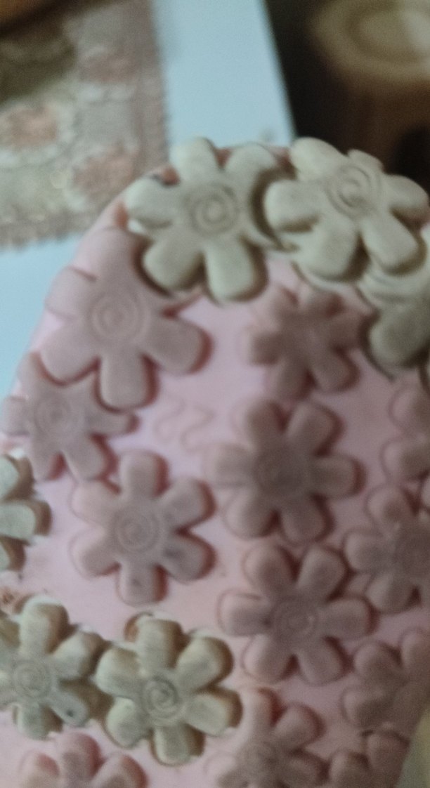 Genesis kız Bebek Beyaz Çiçekli İlk Adım Ayakkabısı - Görsel 5