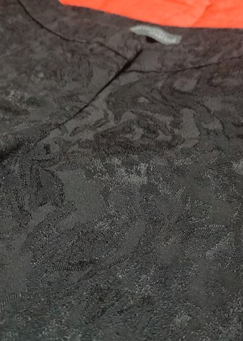 Mudo Collection Siyah Desenli Kadın Kumaş Pantolon - Görsel 2