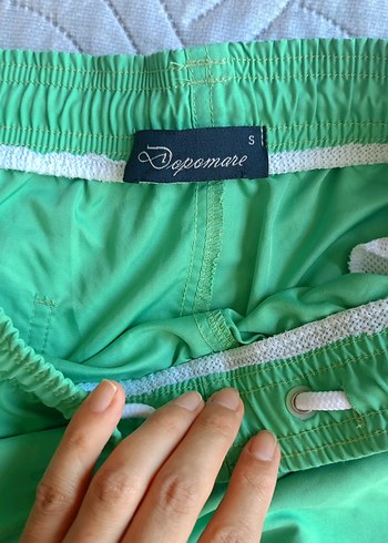 Yeşil Mini Erkek Mayo Şortu - Görsel 3