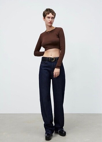 Zara crop t-shirt