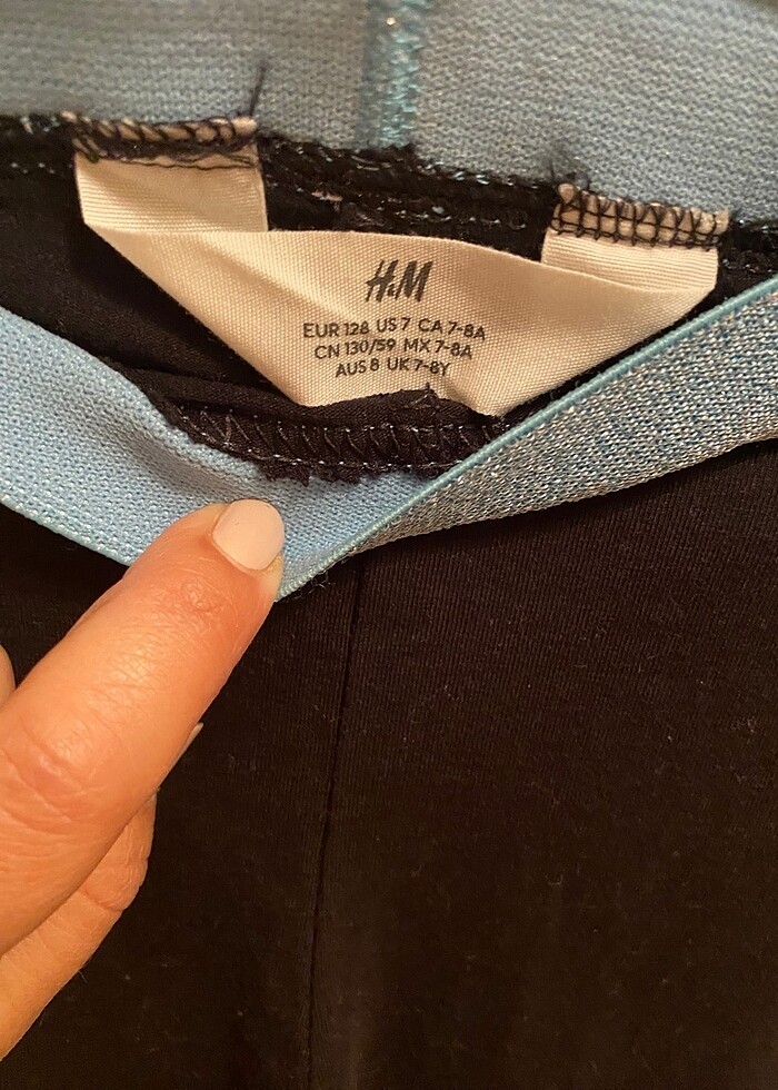H&M kız çocuk tayt 7-8 yaş - Görsel 4