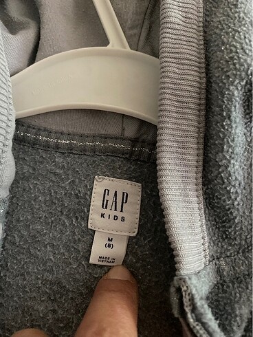 7 Yaş Beden Gap kapüşonlu polar hırka